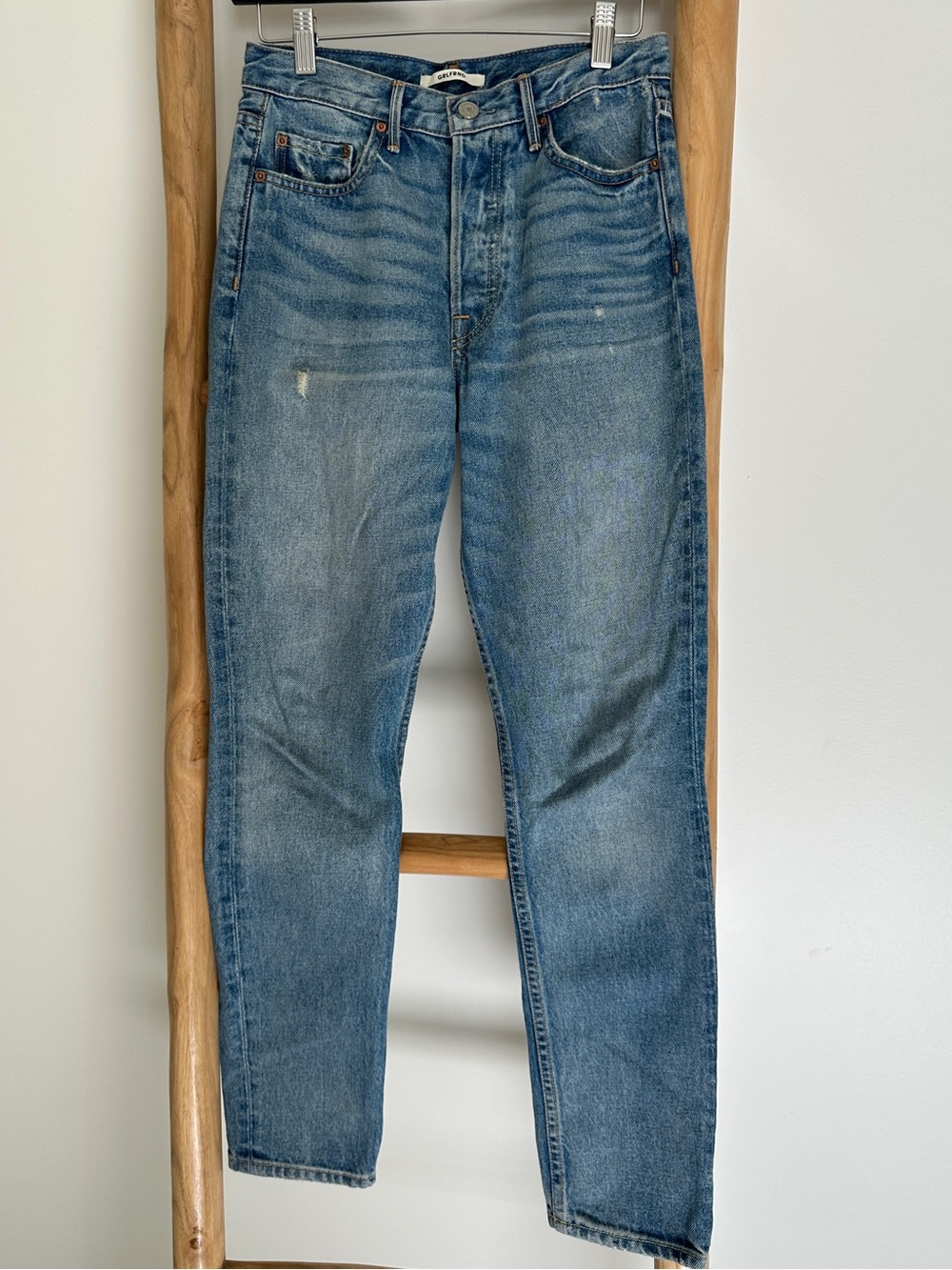 GRLFRND Karolina medium wash straight leg jeans sz 25